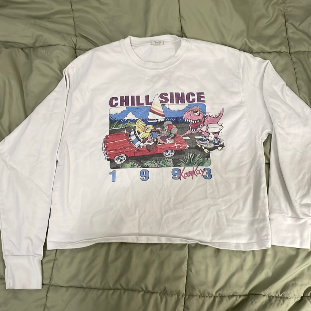 J Galt CHILL SINCE crewneck/thick long sleeve